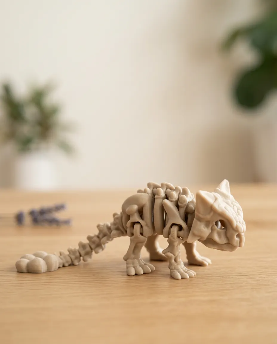 Esqueleto articulado de Ankylosaurus